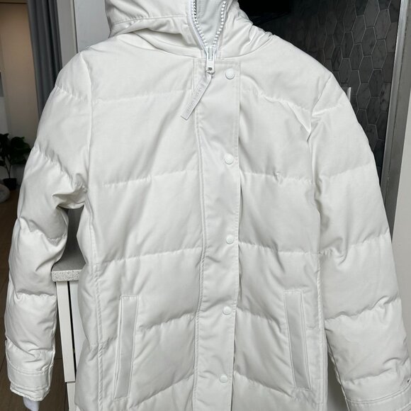 White Shelburne Canada Goose Parka - Medium - New With Tags - Picture 6 of 6